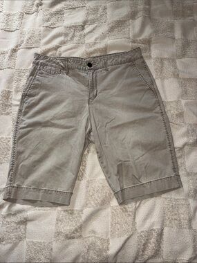 Sonoma Light Khaki Women's Casual Cotton Shorts